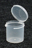 Bottles, Jars and Tubes 1 1/2 inch LaCons Hinged Lid Containers (Polycons).