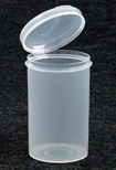 Bottles, Jars and Tubes 2 inch LaCons Hinged Lid Containers (Polycons).
