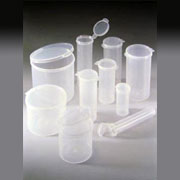 Bottles, Jars and Tubes sells Lavials® Hinged Lid Containers (Polycons).