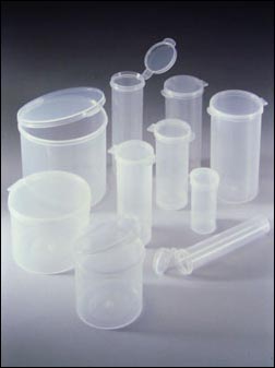 Lavials® Plastic Hinged-Lid Polypropylene Vials
